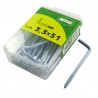 Haczyki wkręcane 3,3x51mm cynkowane hak prosty 16 szt.