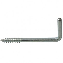 Haczyki wkręcane 4,3x60mm cynkowane hak prosty 6szt.