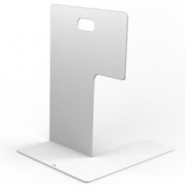 Podpórka do książek stalowa biała 195x140mm FERMALIBRO