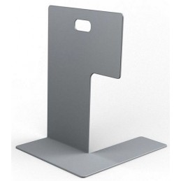 Podpórka do książek stalowa srebrna 195x140mm FERMALIBRO