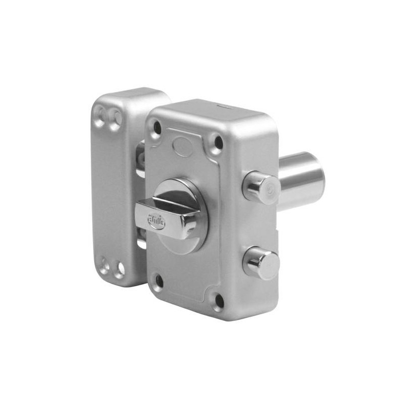 Zamek zasuwa nawierzchniowa bolcowa 96x66 srebrny mod. 82