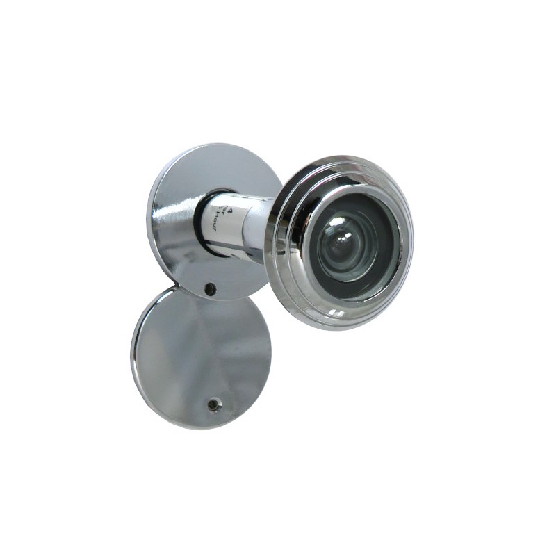 Wizjer ognioodporny do drzwi 55-80mm fi.14 chrom połysk mod.50