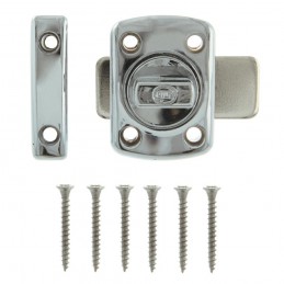 Zasuwka 30x42mm zamek nawierzchniowy chromowany mod. 388