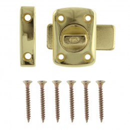 Zasuwka 30x42mm mosiądzowana zamek nawierzchniowy mod. 388 DIS