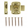 Zasuwka 30x42mm mosiądzowana zamek nawierzchniowy mod. 388 DIS