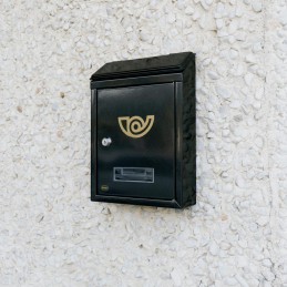 Skrzynka na listy 295x210x62mm mod.2 MINI czarna matowa