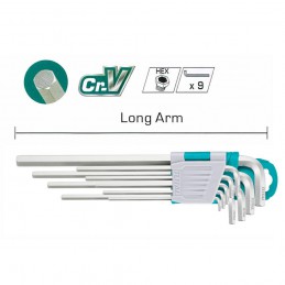 Klucze IMBUSOWE zestaw 9szt .THT10691