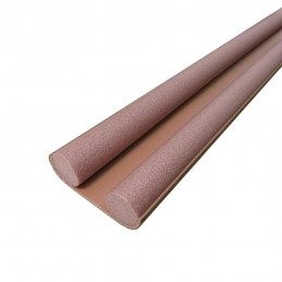 Uszczelniacz drzwiowy piankowy 1m brązowy mod.8 przeciw przeciągom