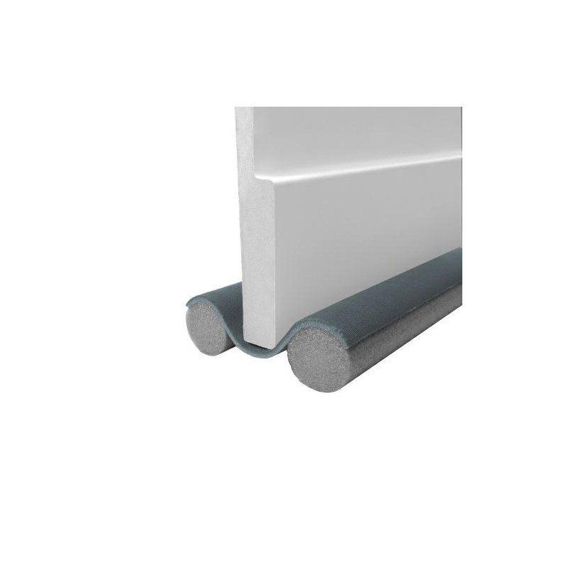 Uszczelniacz drzwiowy piankowy 1m szary mod.8 przeciw przeciągom