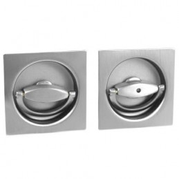 Komplet szyldów DUETTO Active-Active 48 kwadrat chrom satyna