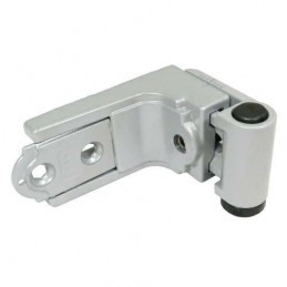 Zawias do okiennic z ominięciem muru 49-61 srebrny mat AGB