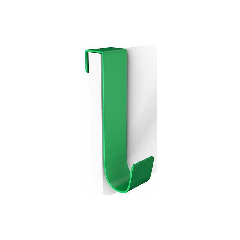 Wieszak na drzwi lub kaloryfer 117mm stalowy zielony Double ref.518