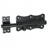 Zasuwka stalowa czarna 100x56mm mod. 384