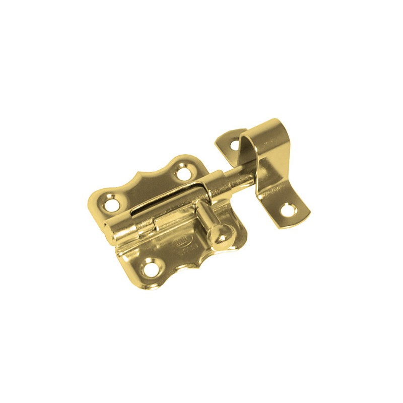 Zasuwka 384-40 mosiądzowana wys. zaczep