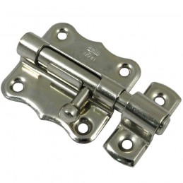 Zasuwka stalowa niklowana 50x48mm mod.384