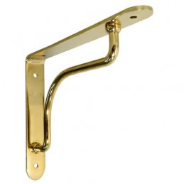 Wspornik półki stalowy mosiądzowany 180x230mm PALLADIO 23
