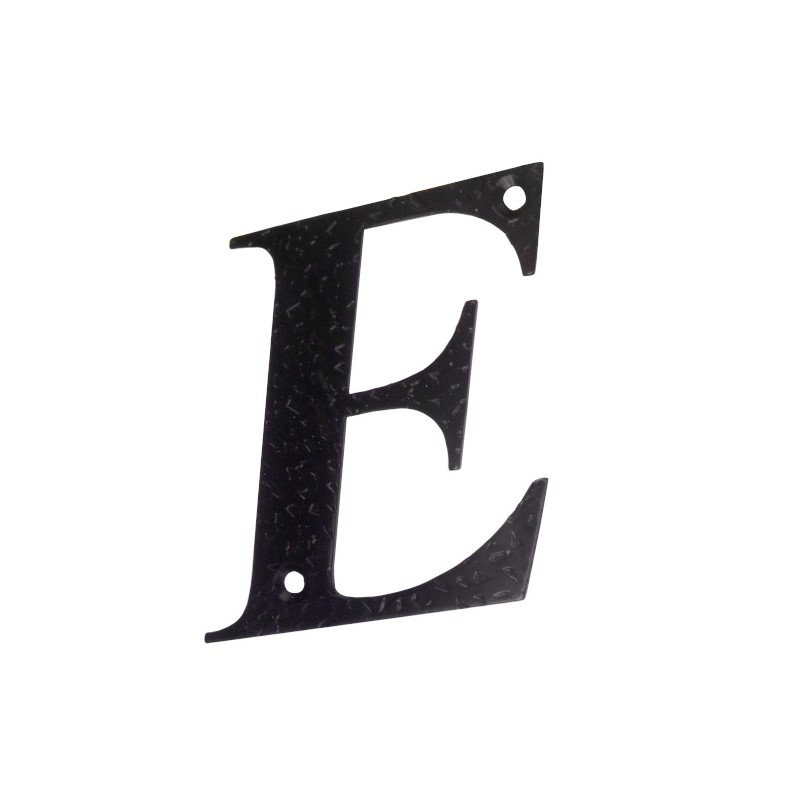 Litera "E"-10cm czarna DISPLAY