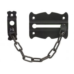 Łańcuch drzwiowy luźny 21cm - 58x84mm czarny mod.3