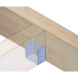 Wspornik wieszak belki 90mm żółty ocynk 88x42mm mod. 354