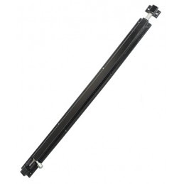 Zasuwka aluminiowa czarna 400mm mod. 500