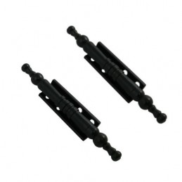 Zawias meblowy ozdobny 100mm czarny 2szt. mod. 555 BAG