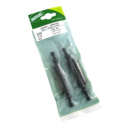 Zawias meblowy ozdobny 100mm czarny 2szt. mod. 555 BAG