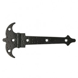 Zawias ozdobny rustykalny czarny 120x1,5mm mod. 551