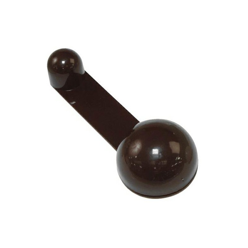 Odbój z blokadą plastikowy brązowy odbojnik podłogowy mod. 404