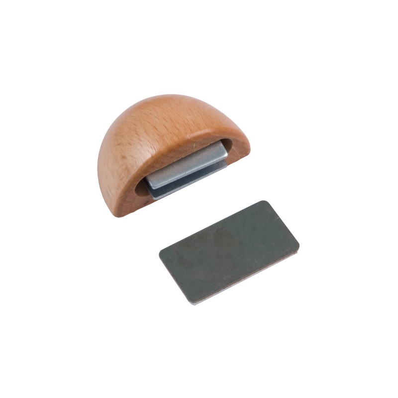 Odbój magnetyczny drewniany buk mod. 407 odbojnik podłogowy