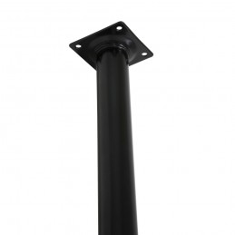 Noga 4-30x700 okrągła czarna