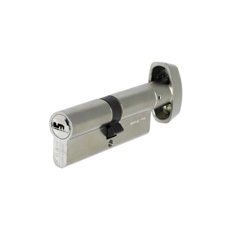 Wkładka z gałką do drzwi 60mm G30/30 niklowana mod. T-60