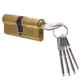 Wkładka drzwiowa 80mm 40/40 mosiądz połysk mod. 9800