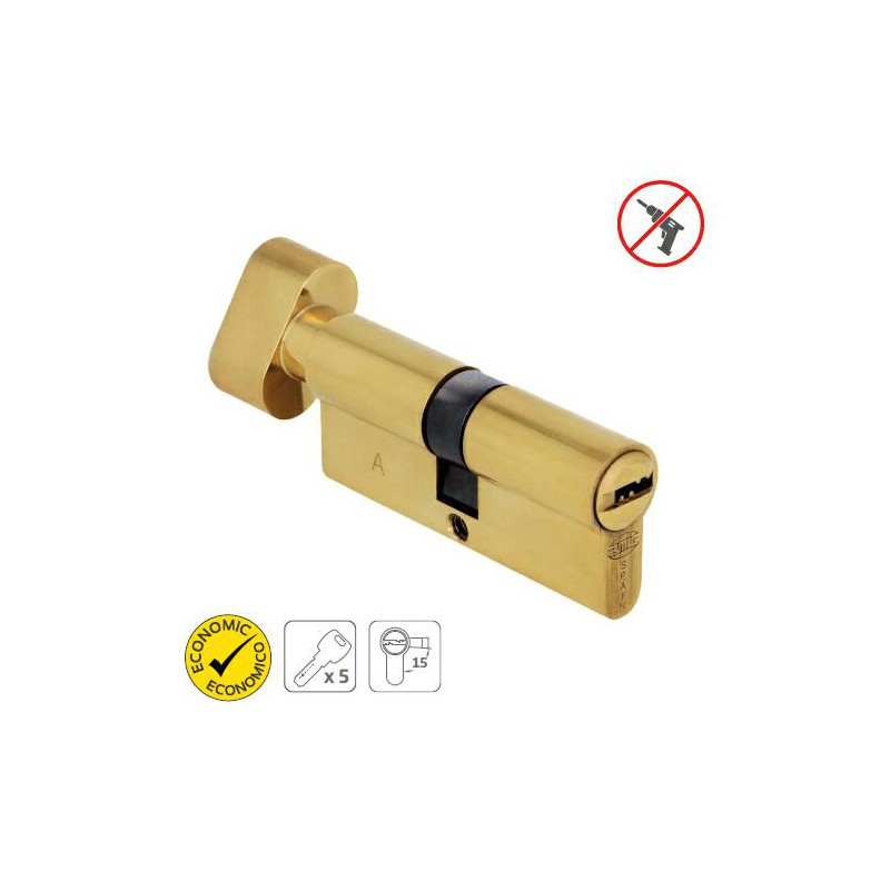 Wkładka 9800-80 G35/45 z gałką mos.lak