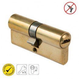 Wkładka 9800-90 45/45 mosiężna lak.