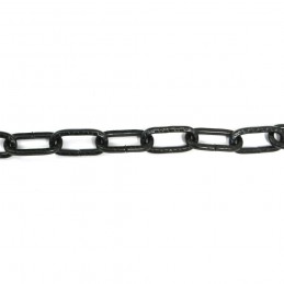 Łańcuch dekoracyjny czarny oczko 9x29mm 1mb mod.30275