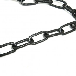 Łańcuch dekoracyjny czarny oczko 9x29mm 1mb mod.30275