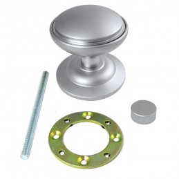 Gałka drzwiowa stała 70mm HX chrom satyna mod. ROUND