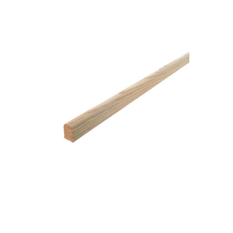 Listewka Listwa drewniana zaokrąglona 20x9mm dł. 2,5m sosna morska, mod.30