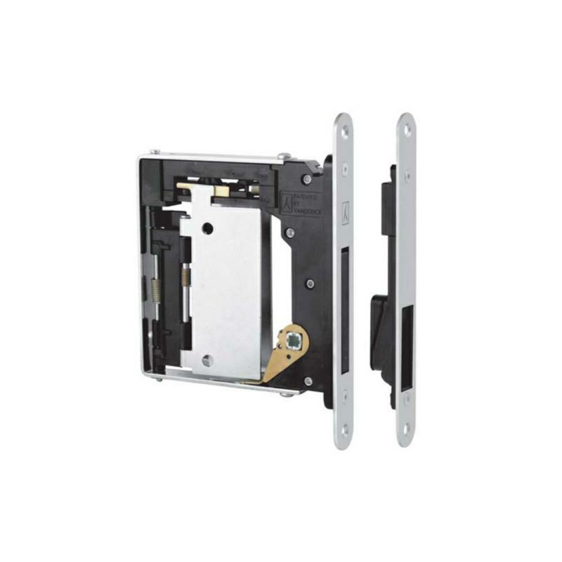 Zamek magnetyczny BONAITI NO-HA MINI do WC chrom satyna do drzwi ukrytych