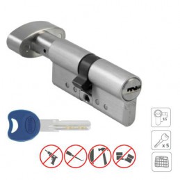 Wkładka z gałką 70mm G35/35 chrom mat mod. 10000