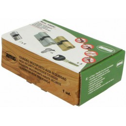 Wkładka drzwiowa 90mm 45/45 chrom mat mod.10000