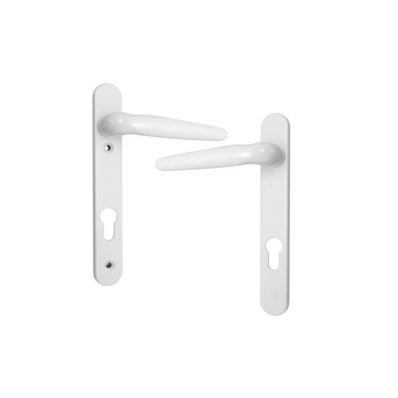 Klamka drzwiowa Overture - kr. szyld bia DH-A 210 L1/L1 klamka-klamka