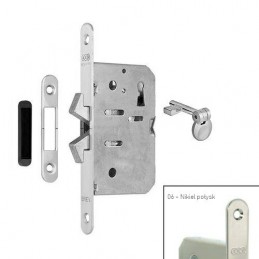 Zamek hakowy na klucz 50mm F16 niklowany mod. SCIVOLA TT