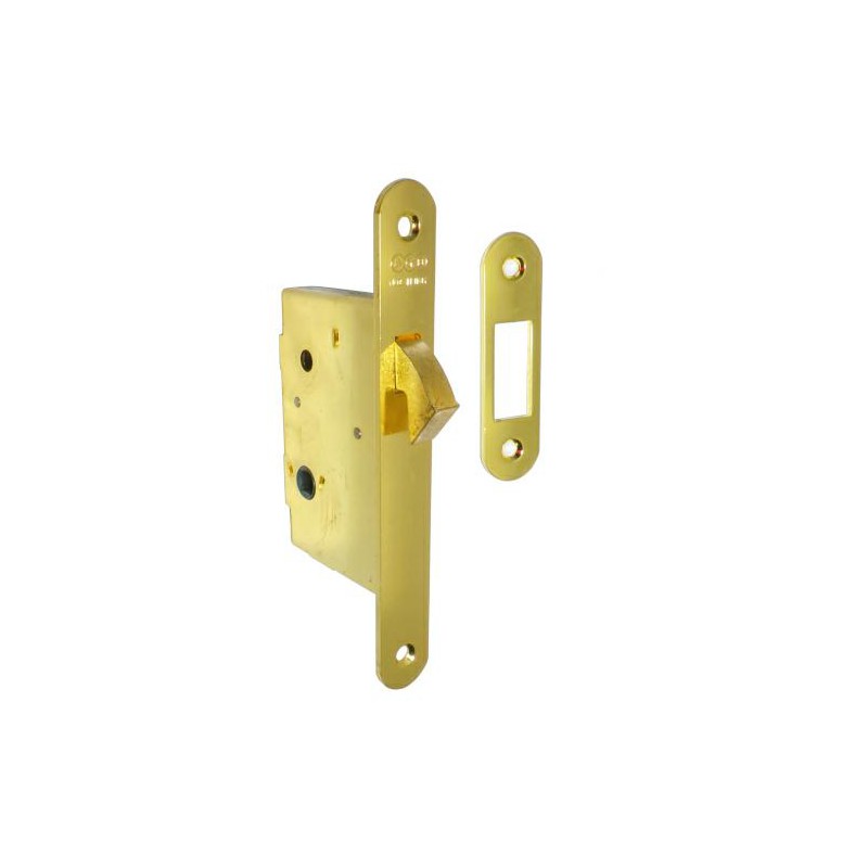 Zamek hakowy łazienkowy BT 50 F22 mosiądzowany mod. 701