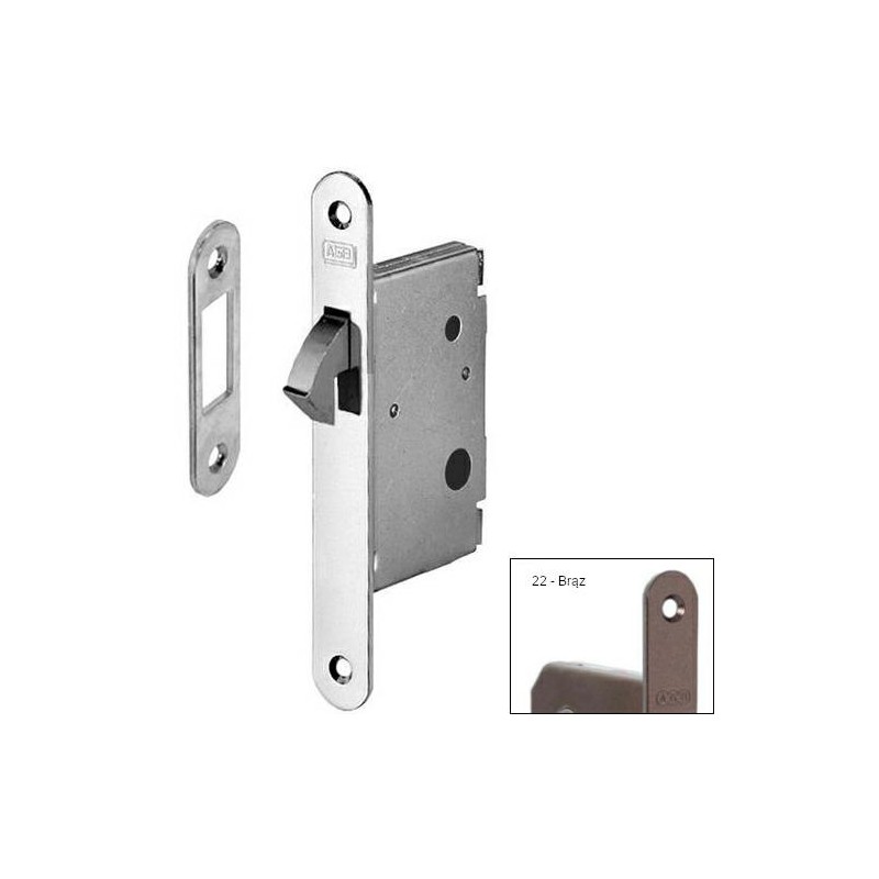 Zamek hakowy F22 BT-50 WC n.brąz