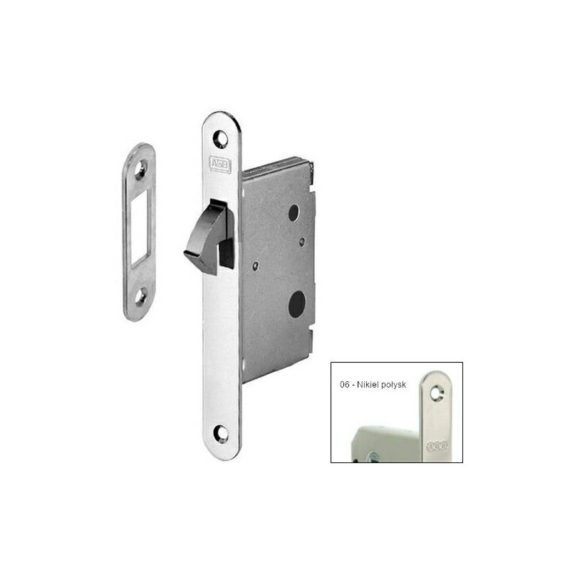 Zamek hakowy F22 BT-50 WC niklowany