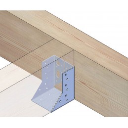 Wspornik wieszak belki 100mm żółty ocynk 200x80mm mod. 354