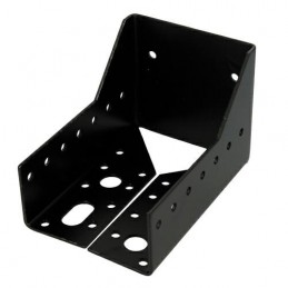 Wspornik wieszak belki 80mm czarny 122x82mm mod. 354