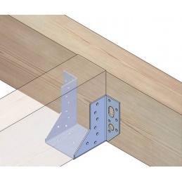 Wspornik wieszak belki 100mm żółty ocynk 200x80mm mod. 353