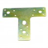 Łącznik płaski typ T 150x130x40x2,5mm żółty ocynk mod.506